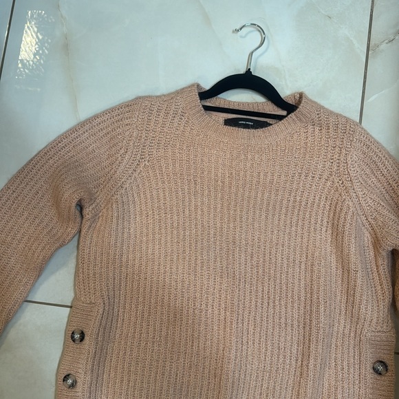 Pink Knit Sweater with Buttons - Picture 4 of 6